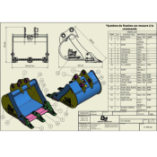 GODET 2.5-3.5 tonnes 300 mm