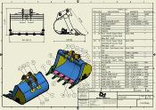 GODET 4 - 6 tonnes 900 mm