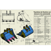 GODET 2.5-3.5 tonnes 500 mm