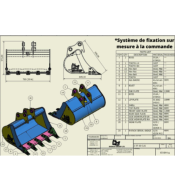 GODET 2.5-3.5 tonnes 700 mm