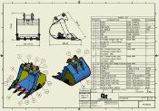 GODET 4 - 6 tonnes 600 mm