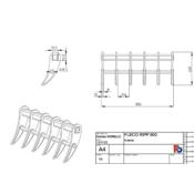 Godet Fléco RIPP 1.5-2 tonnes
