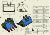 GODET 2.5-3.5 tonnes 600 mm