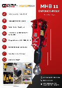 Enfonce Pieux Mastermech 150kg / 2 - 4.5 Ton
