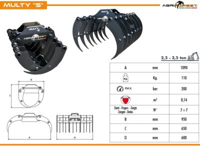 Grappin Multifonctions MULTY S