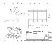 Godet Fléco COURBB 1000 mm / 7 - 9 tonnes