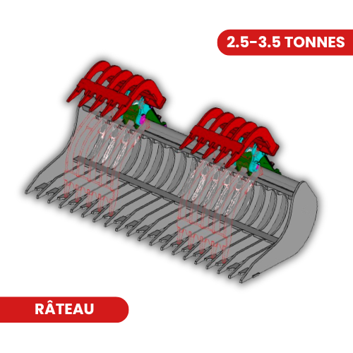 Râteau Manta / 2.5 -3.5 T
