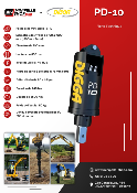 Tarière Hydraulique PD10